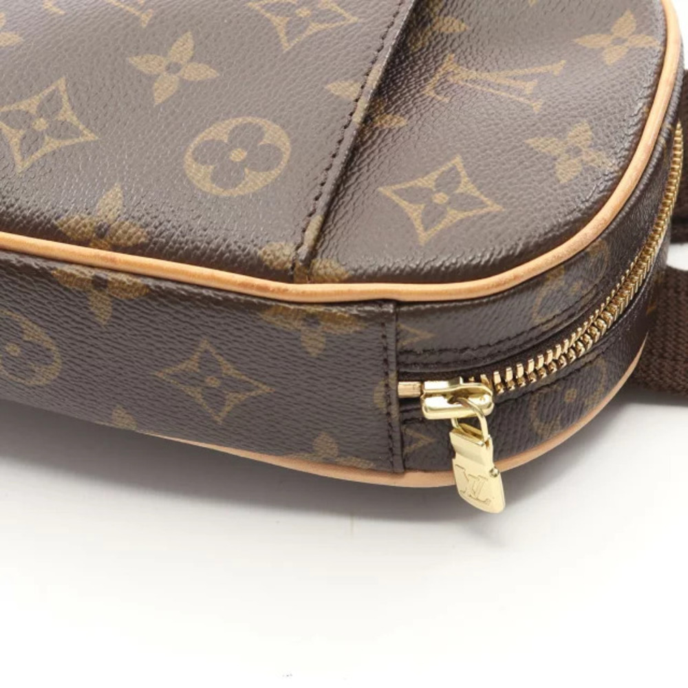 Louis Vuitton Waist Leather Body Canvas Bum Crossbody Bag Belt Pochette Gange - Picture 8 of 8